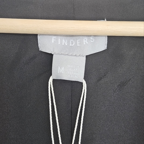 Finders Keepers Black Polka Dot Ruffle Solar Wrap Dress Medium - Picture 11 of 14